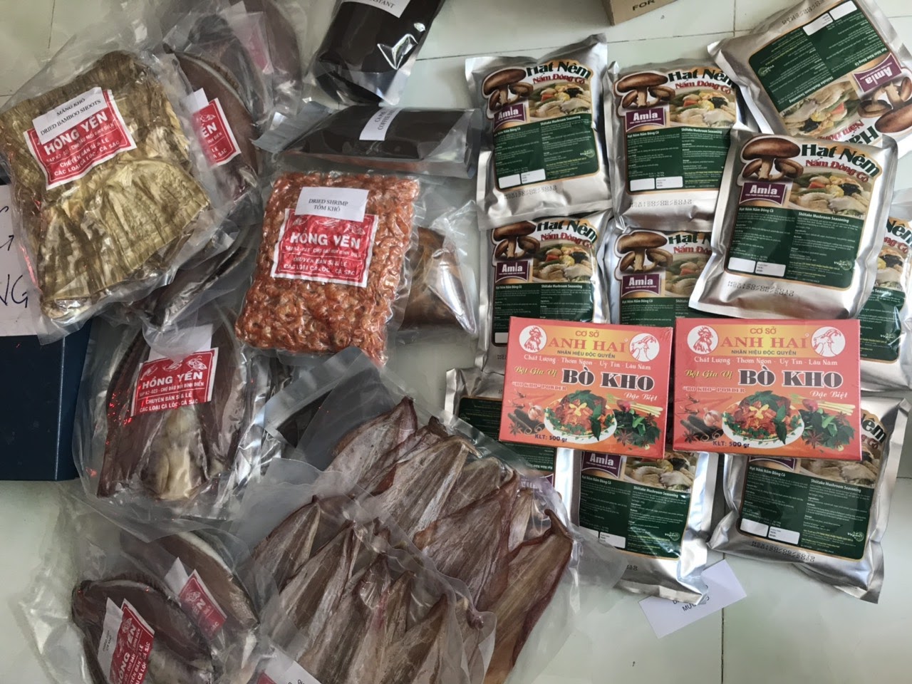 Gửi thực phẩm khô đi Hong Kong tại Cần Thơ nhanh, rẻ