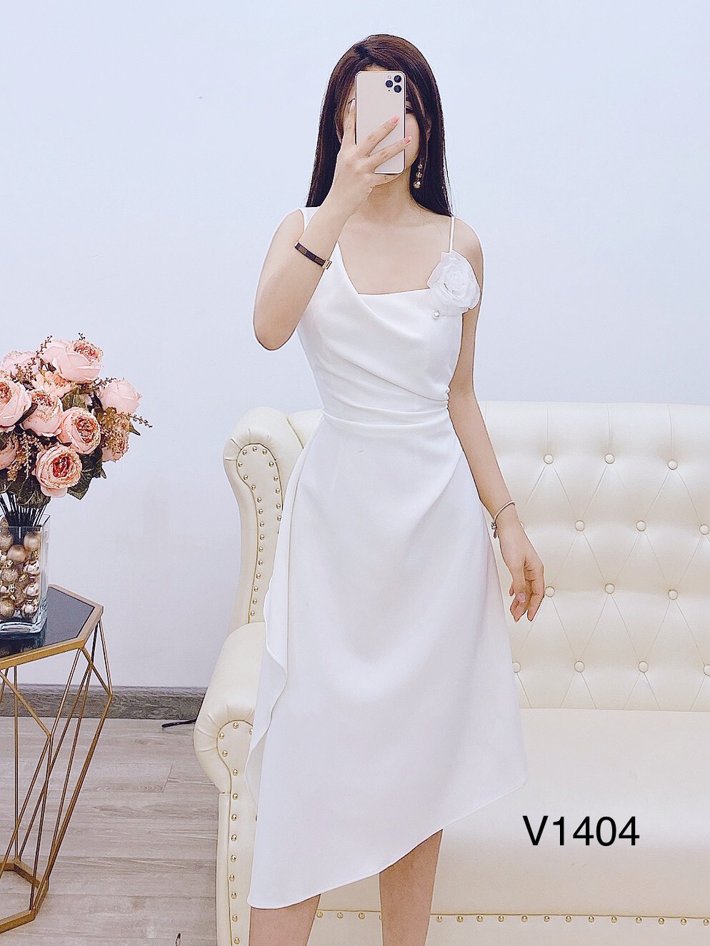 Váy Trắng Dự Tiệc Dáng Dài Chất Liệu Linen Premium Cao Cấp CO EM Váy Đầm  Thiết Kế Tay Phồng Dây Rút Eo Sang Trọng  Giá Tiki khuyến mãi 790000đ 